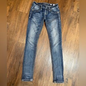 Miss Me Women's Skinny Jeans - Indigo Blue